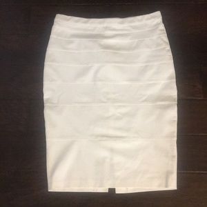 White Pencil Skirt